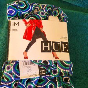 900 NWT Hue	Mosaic Cotton leggings	Medium